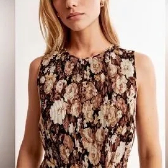 Abercrombie Plisse Mini Dress - Picture 1 of 2